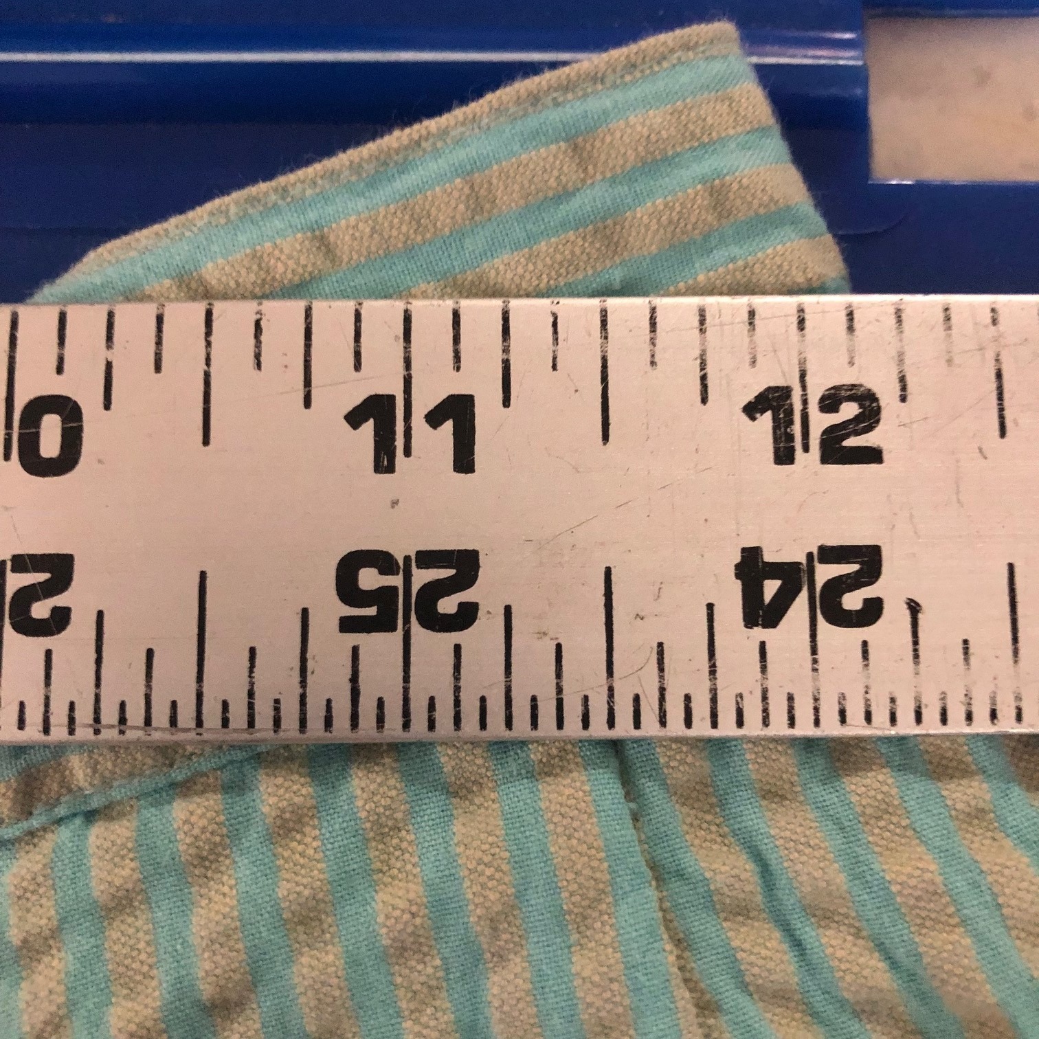 Vintage 90s J. Peterman Seersucker Pants Nwot Hong Kong Pleated Wide Leg Women 4 — image 8 of 8